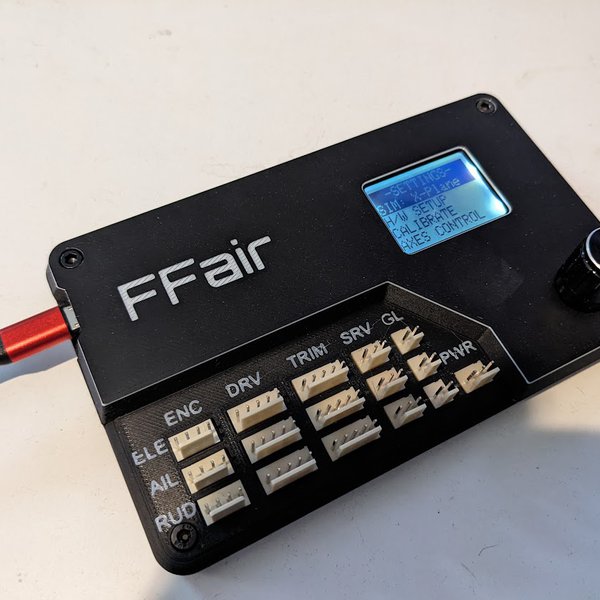FFair_Force central control unit with display and connectors